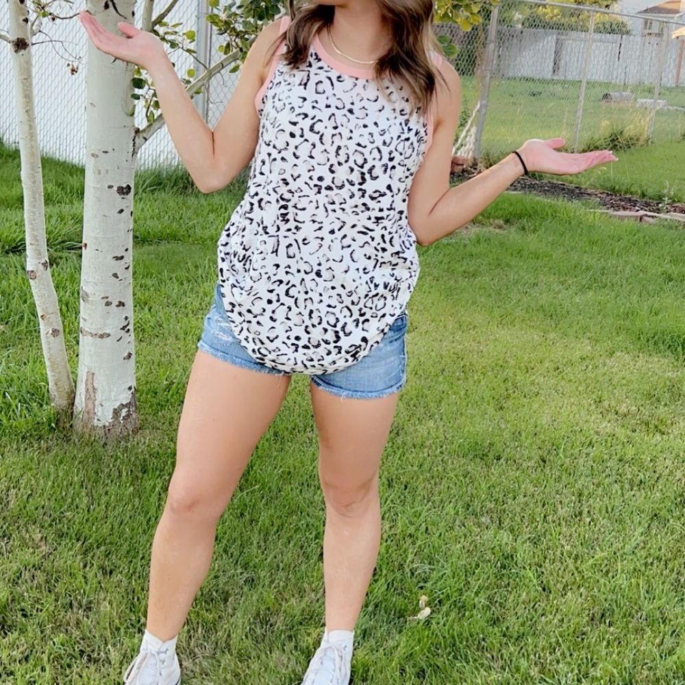 Leopard Print Tank Top